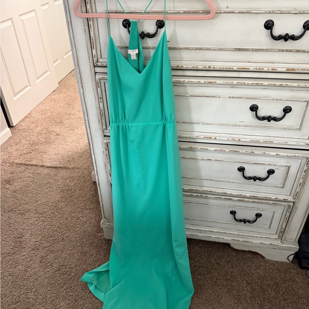 Elegant Green Maxi Dress